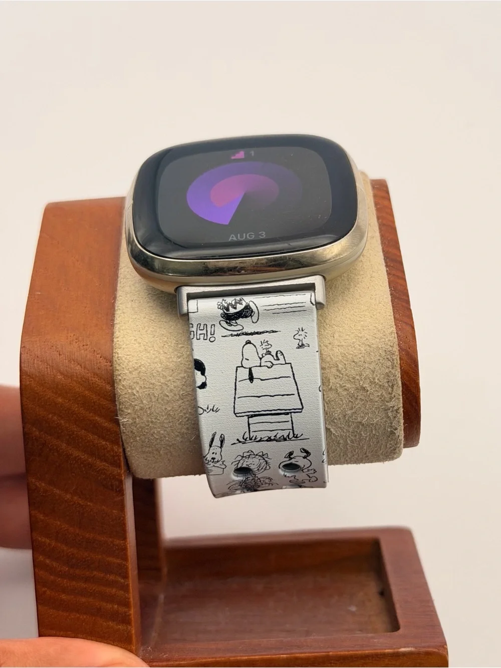 Fitbit Sense Advanced, Gold Case, New Band, Tested, Charger Included